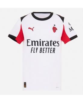 Billige Fotballdrakt AC Milan Replika Bortedrakt Dame 2025-26 Kortermet Billige Fotballdrakt AC Milan Replika Bortedrakt Dame 2025-26 Kortermet